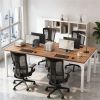 Extra long computer desk, rectangular office desk, executive desk, conference desk