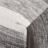 Naya - Cube Pouf - Patterned Grey Melange
