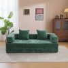 Floor Couch,Compression Sofa,Convertible Floor Sofa Bed-with Pillow Back Support Armrest,Comfy Futon Couch Lounge Sleeper Bed,Flannel fabric