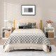 2 Pieces 25 Inch Tall Nightstands with Door and 2 Open Shelves