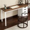 Computer desk with storage space, modern desk, writing desk, home office desk