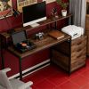 Computer desk with drawers, office desk, study desk