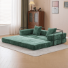 Floor Couch,Compression Sofa,Convertible Floor Sofa Bed-with Pillow Back Support Armrest,Comfy Futon Couch Lounge Sleeper Bed,Corduroy Fabric