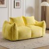 MAXYOYO Giant Bean Bag Chair for Adults, Ultra Soft Fluffy Loveseat Bean Bag Sofa, Oversized Floor Sofa for Living Room Bedroom