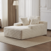 Double Chaise Lounge Chair Indoor,Oversized Upholstered Sleeper Cloud Couch,Deep Seat Luxury Sofa Bed,Sectional Sofa Chaise Love-seat