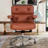 Genuine Leather Armchair EXECUTIVE CHAIR Office Chair Swivel Time Life Chair Adjustable Height