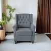 Redde Boo New Design Classic Dark Gray Waterproof Fabric Living Room Pull Button Sofa