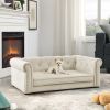 Elegant Rectangle Pet Bed for Medium and Large Dogs, Durable Elevated Dog Sofa Bed, Comfortable Dog Couch, Modern and Stylish Dog Sofa for Large Dogs