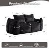 MAXYOYO Giant Bean Bag Chair for Adults, Ultra Soft Fluffy Loveseat Bean Bag Sofa, Oversized Floor Sofa for Living Room Bedroom