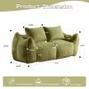 MAXYOYO Giant Bean Bag Chair for Adults, Ultra Soft Fluffy Loveseat Bean Bag Sofa, Oversized Floor Sofa for Living Room Bedroom