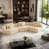 Extra Large Modular Compressed Sofa, 181.10 × 78.15 × 26.18-inch Oversized Sectional Couch, Vacuum Packed for Easy Shipping