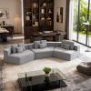 Extra Large Modular Compressed Sofa, 181.10 × 78.15 × 26.18-inch Oversized Sectional Couch, Vacuum Packed for Easy Shipping