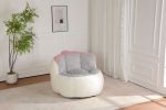 Oversized Bean Bag Chairs,Multicolor Faux Fur Couch Filled with Shredded Sponge,Large Lounger Sofa For Living Room,No Assembly Required